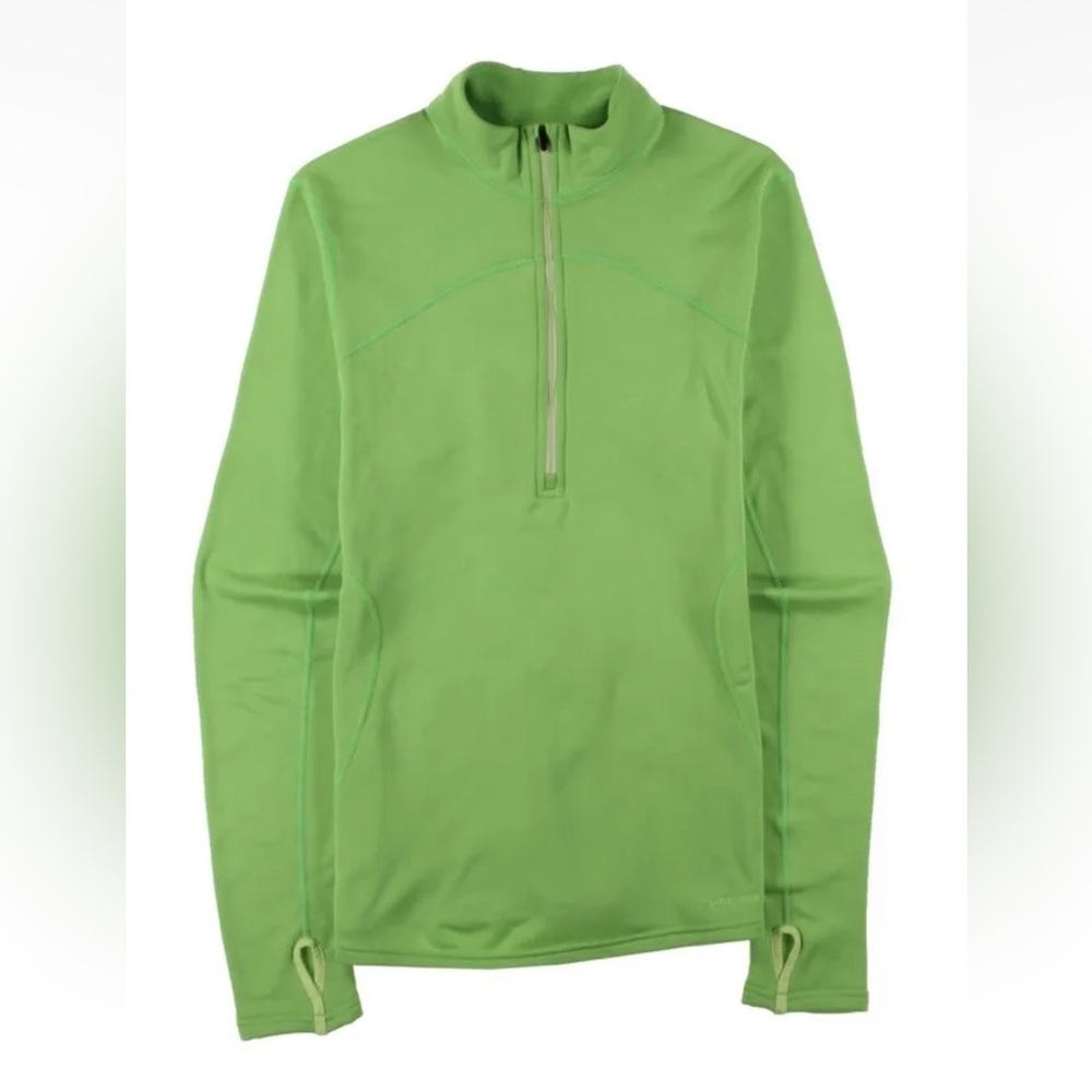 Patagonia Women's Lime Green Half-Zip Pullover